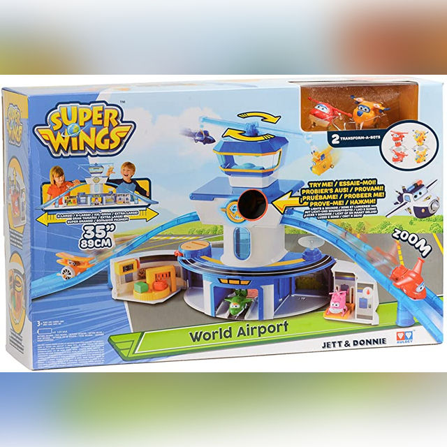 ALPHA SUPER WINGS Rinkinys „Oro uostas su kontrolės bokštu“