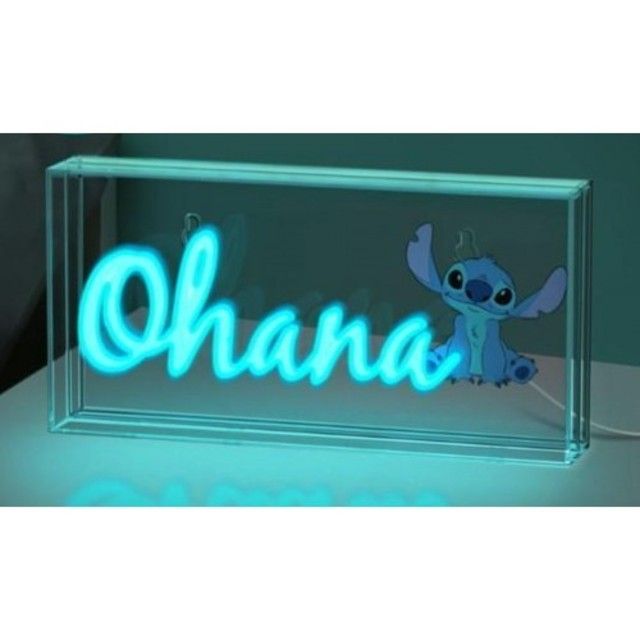 Lilo & Stitch - Ohana LED Neon Light