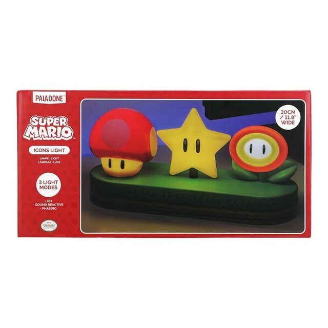 Lighting Super Mario Icons Light