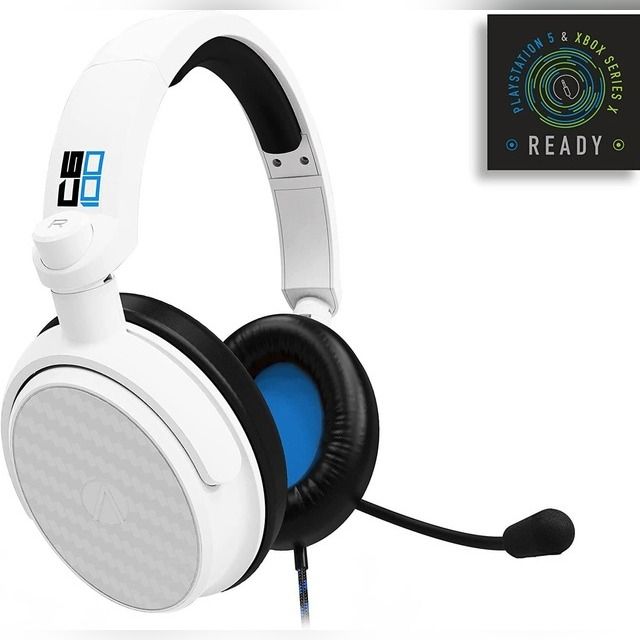 Ausinės STEALTH C6-100 Stereo Gaming Headset (Blue/White)