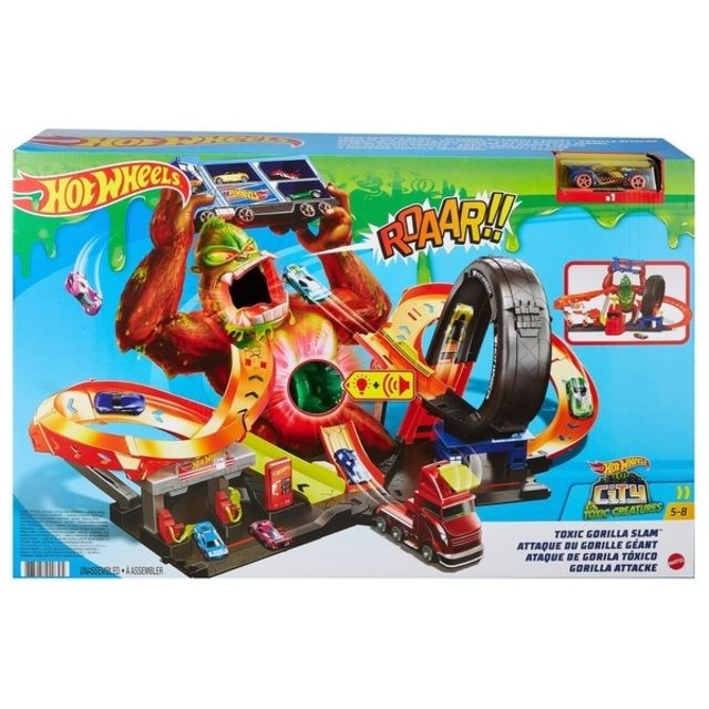 Automobilių trasa Mattel Hot Wheels City Gorilla Slam GTT94