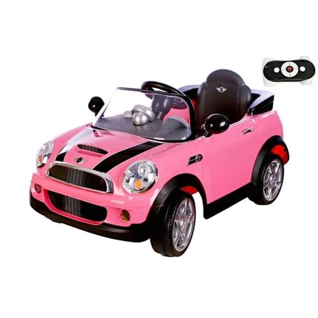 Rollplay elektromobilis Mini Cooper S pink su nuotolio valdymo pultu