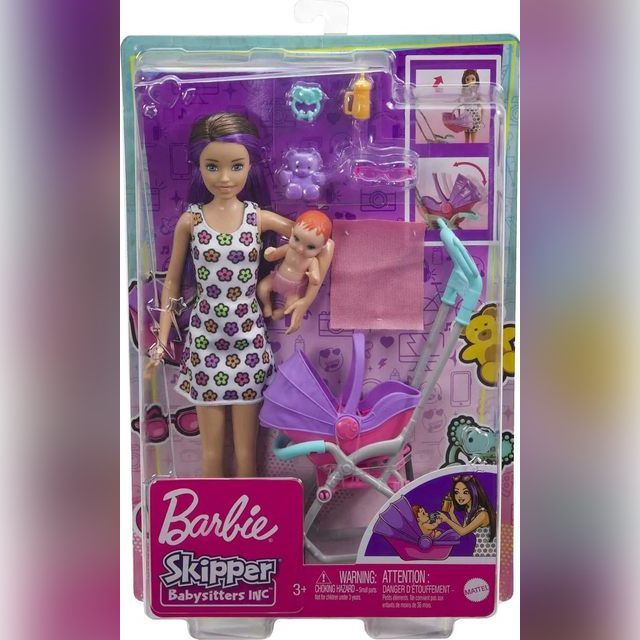 Barbie Skipper Babysitters INC Stroller Playset
