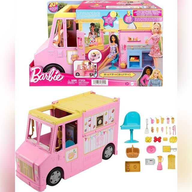 BARBIE Barbės Limonado autobusas su priedais hpl71