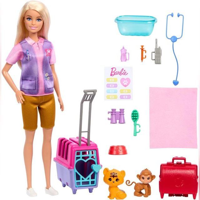BARBIE gyvūnėlių priežiūros rinkinys, HRG50