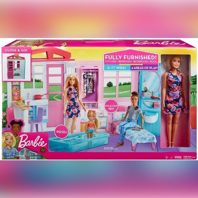Barbie namas su lėlė Barbie House with Pop