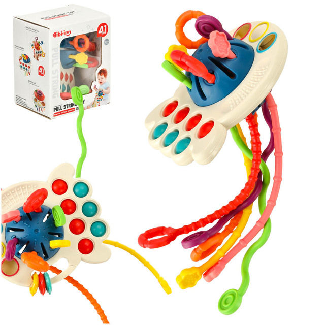Bibi-inn baby sensory chewer in blue color