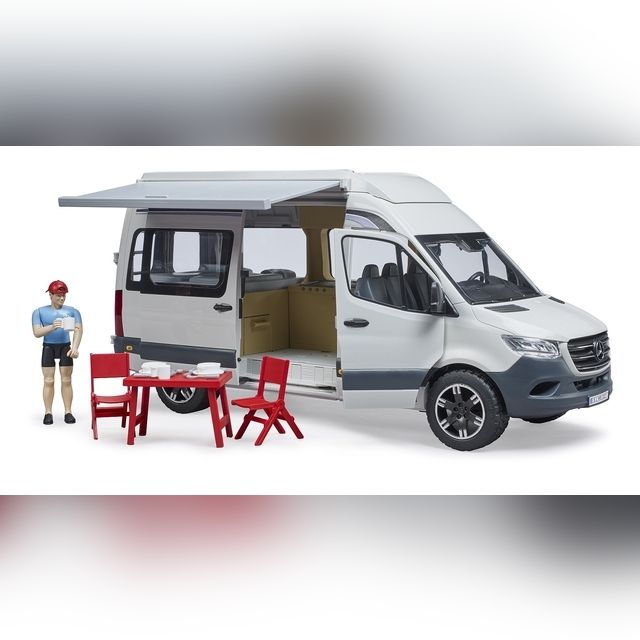 BRUDER MB Sprinter Camper su vairuotoju, 02672