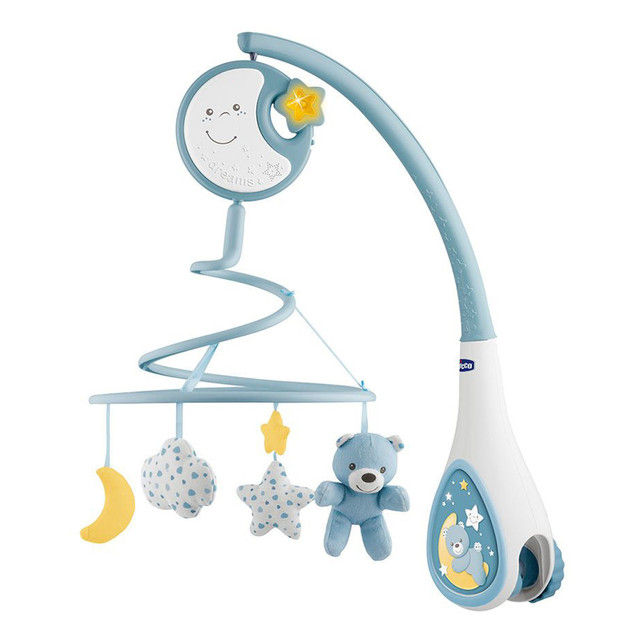 CHICCO Musical Carousel Next2Dreams Cot Mobile Blue