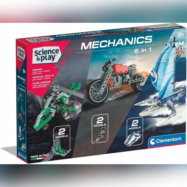 Clementoni Science & Play Build Mechanics 6 in 1