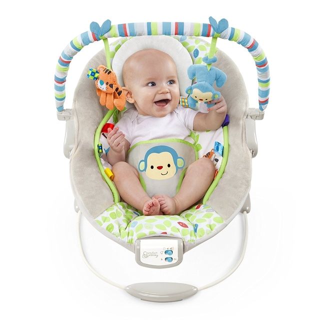 Comfort & Harmony Vibro kėdutė Cradling Bouncer, Merry Monkeys