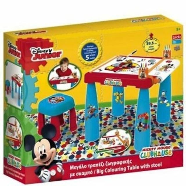 Disney Mickey mouse and the roasters racers Coloring Table & stool