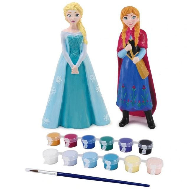 Disney Piešk Pats Disney Paint Your Own Elsa and Anna Set