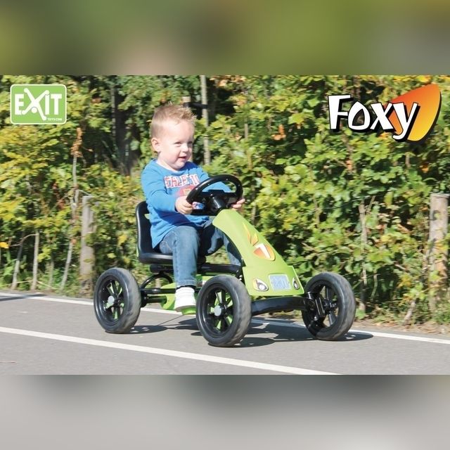 EXIT minamas keturratis Foxy Pedal Go-Kart - Green