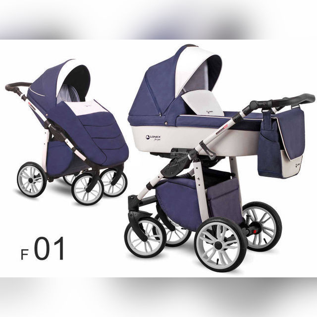 Vaikiškas vežimėlis LONEX FIRST 3in1