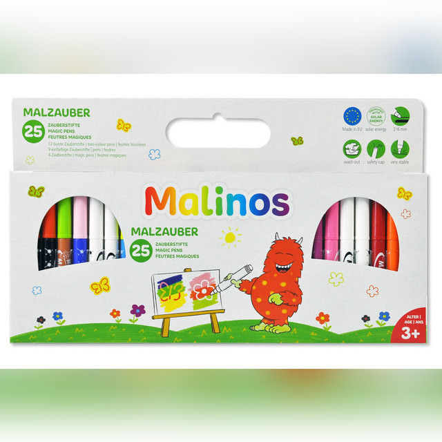 Flomasteriai Malinos Malzauber 25 Magic Pens