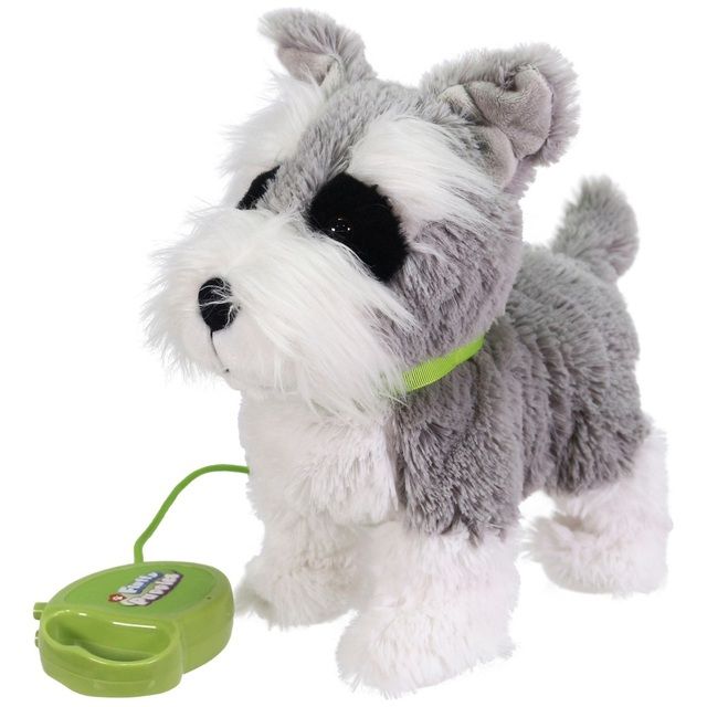 Fluffy Puppies Walking Puppy Schnauzer
