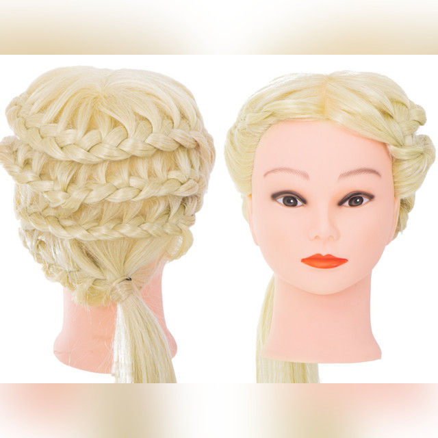 Modelis (galva) mažajai kirpėjai (su naturaliais plaukais) KX6961_1
