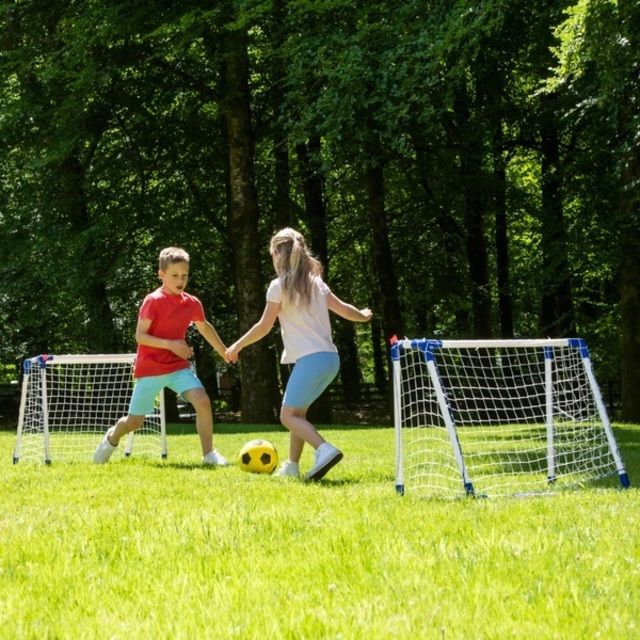 2 Junior Soccer Goal Set Goalz