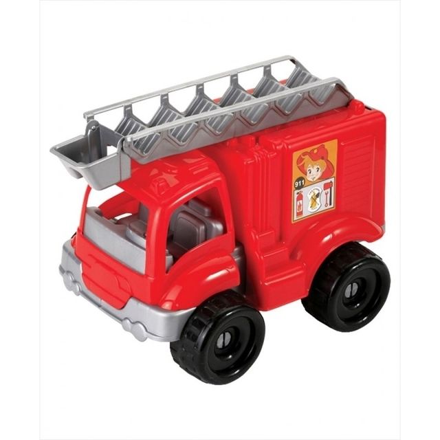 Fire truck with 30 building blocks
