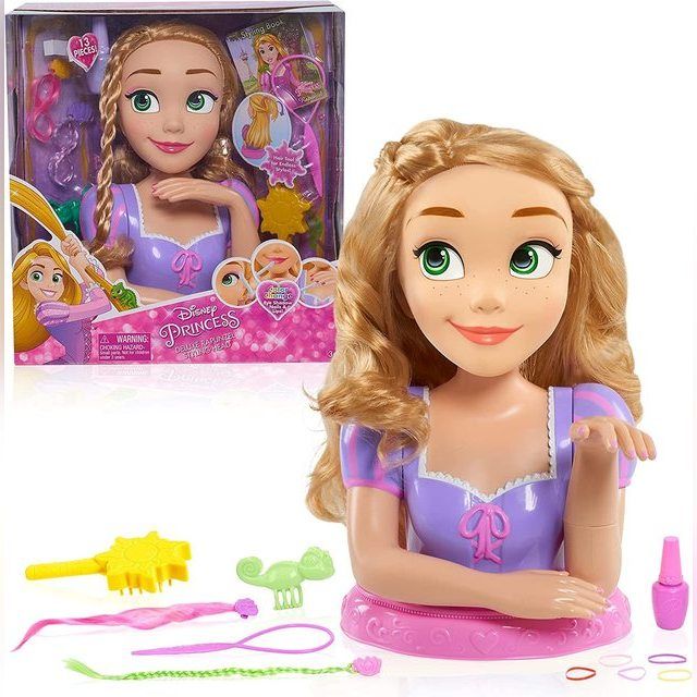 Galva šukuosenom darti Princess Disney Rapunzel Deluxe