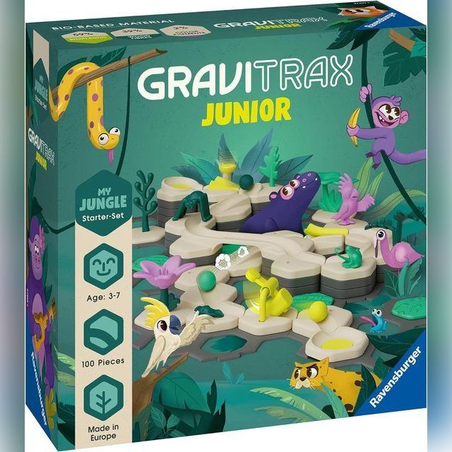 GRAVITRAX interaktyvi takelių sistema Junior Starter-Set L Jungle, 27499