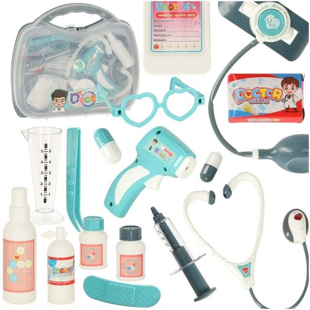 Doctor's set in a suitcase - little doctor with light and sound effects KX3061