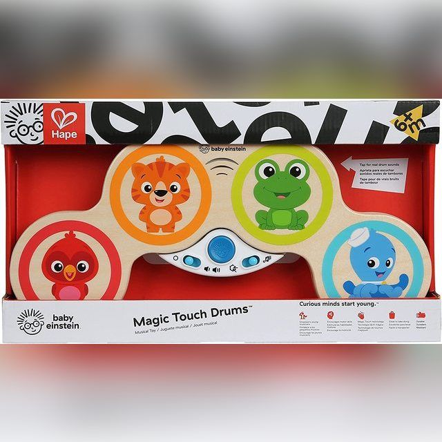 HAPE Baby Einstein's žaislas Būgneliai, 800803 Magic Touch Drums