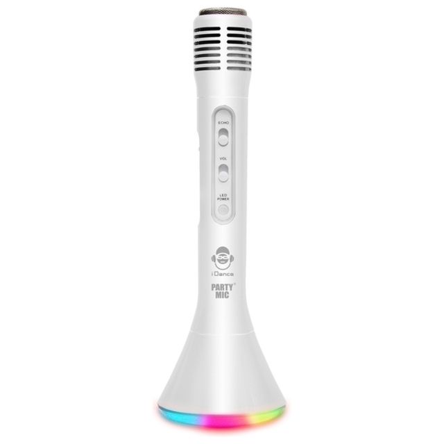 Mikrofonas iDance Bluetooth Party Microphone PM10 White