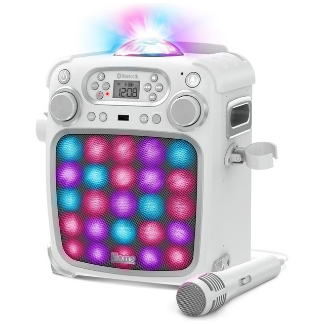 iHome Sound Factory Deluxe Karaoke Machine iSF-26 White