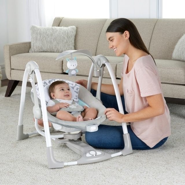 Ingenuity Raylan ConvertMe Swing-2-Seat Portable Swing