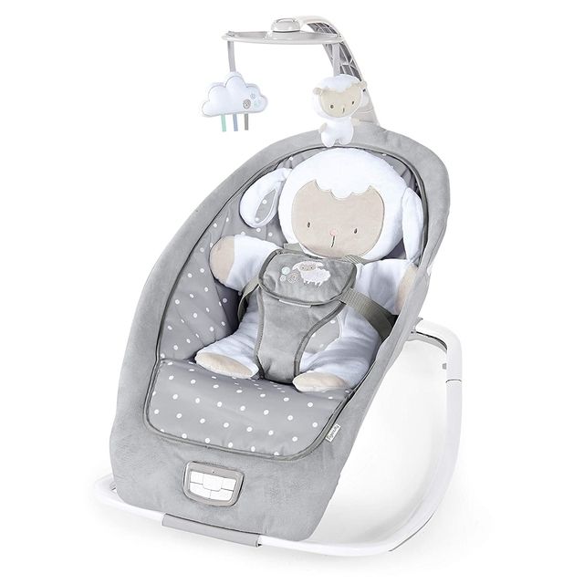 Vibro gultukas Ingenuity Rocking Seat - Cuddle Lamb