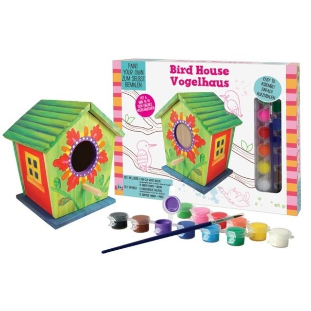 Inkilas Dažyk savo paukščių namelį Paint Your Own Birdhouse