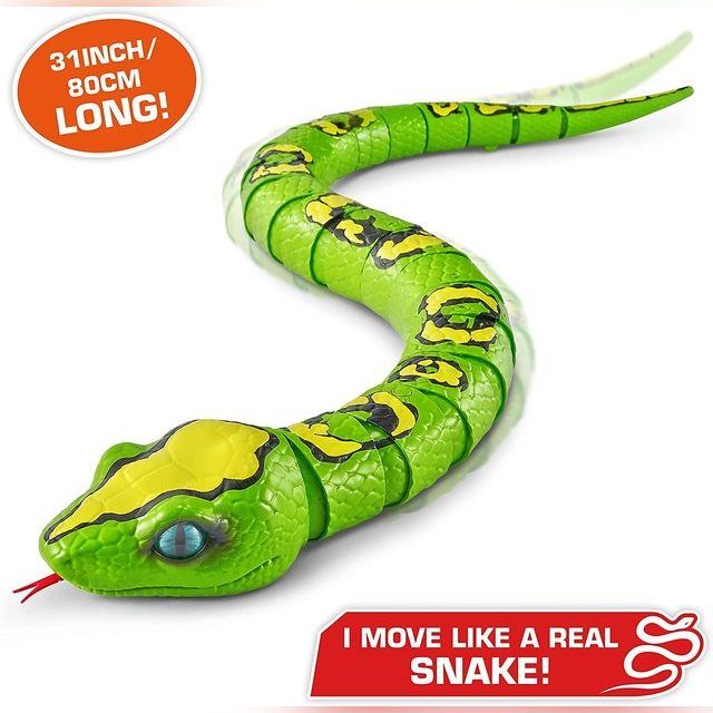 Interaktyvus pitonas - gyvatė Robo Alive – Giant Python 80 cm