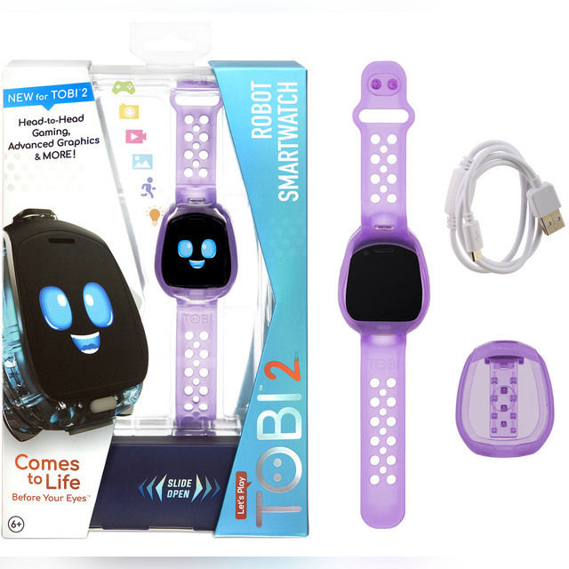 Išmanusis laikrodis Little Tikes Tobi 2 Robot, violetinis