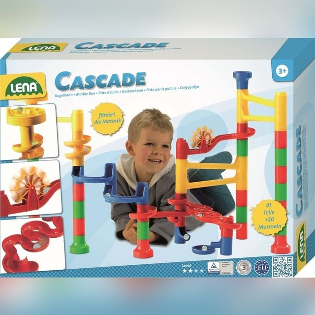 Kamuoliukų trasa Lena Cascade Marble Run 65202