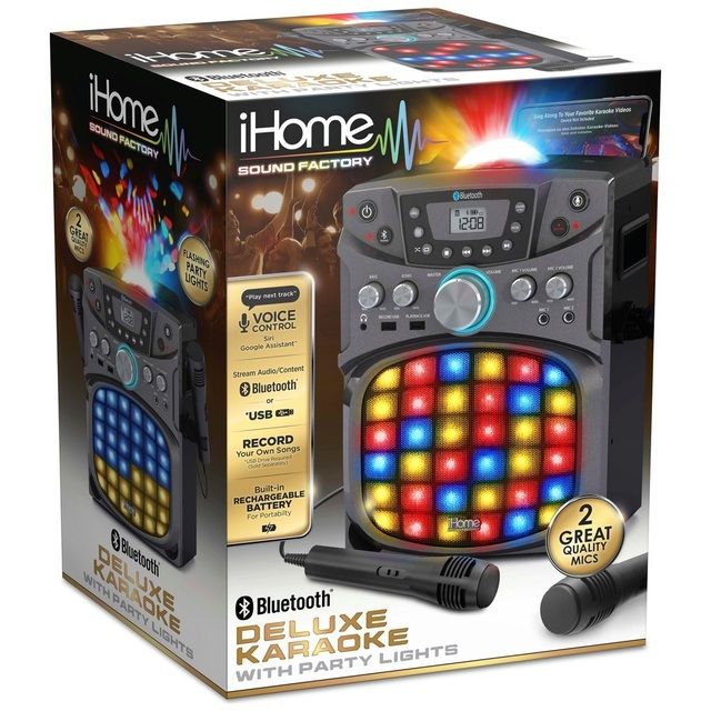 iHome Sound Factory Premium Karaoke Machine iSF-36