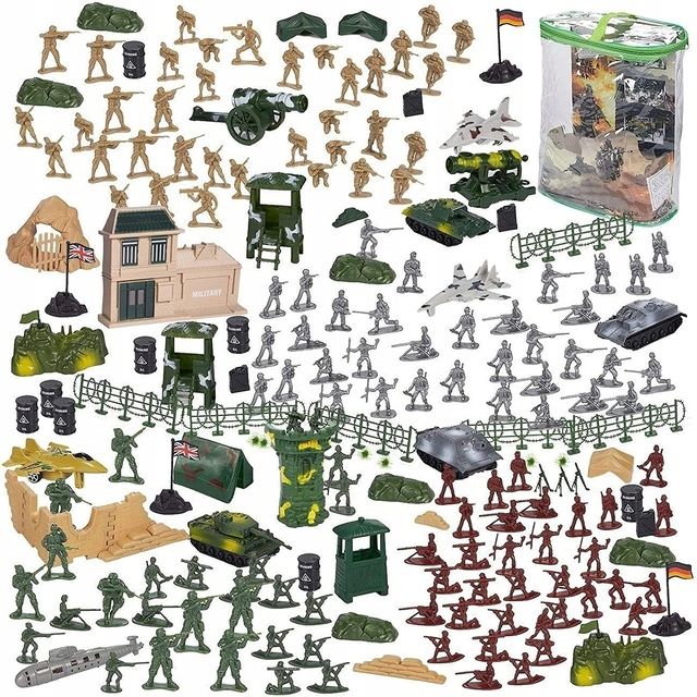 Karinė bazė 300 vnt  Soldier Force Playset