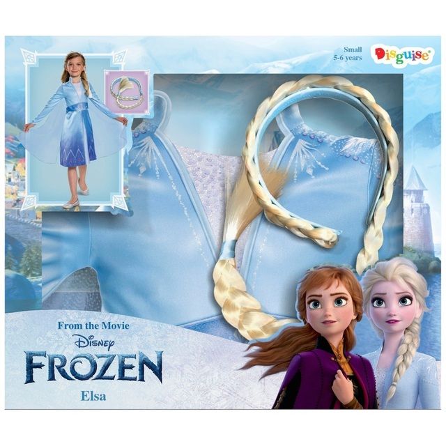 Karnavalinis kostiumas Disney Frozen Elsa, 109-123 cm