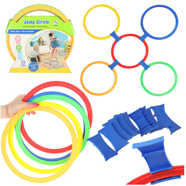 Class Game Colored Hoops 10 Circles and Connectors