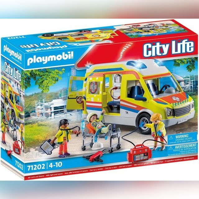 Konstruktorius Playmobil City Life Ambulance 71202