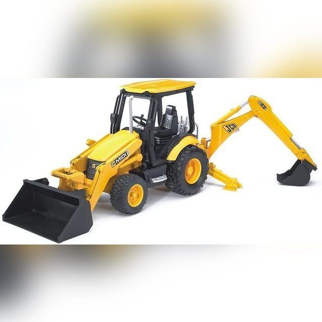 Krautuvas auto - ekskavatorius Bruder jcb midi 02427