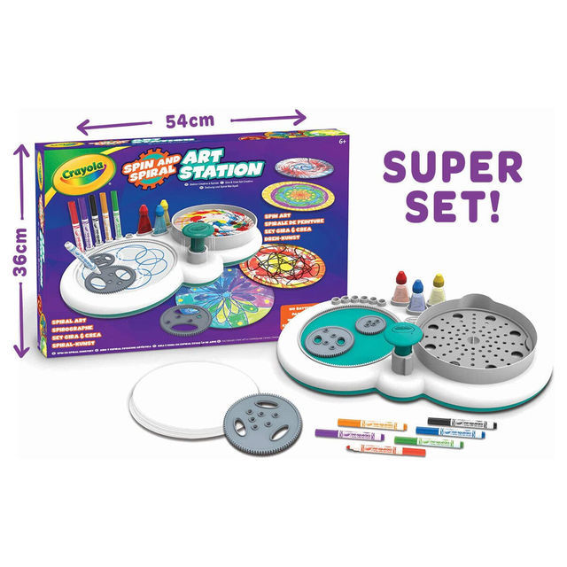 Kūrybos centras Crayola Spin and Spiral Art Station