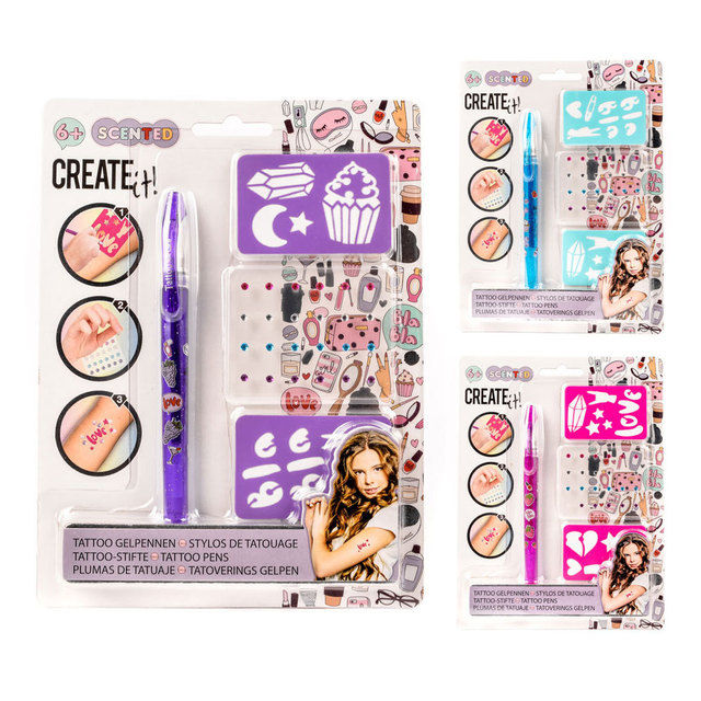 Temporary Tattoo Creation Kit for Girls "Scented"
