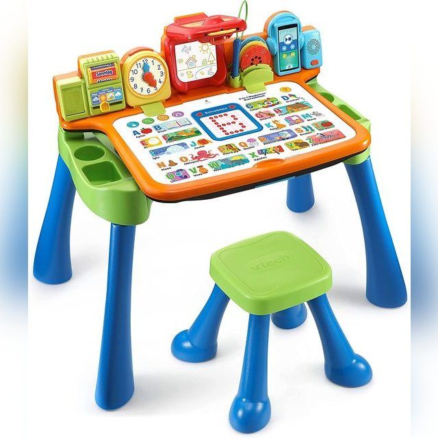 Lavinamasis Vtech 5in1 magiškas interaktyvus rašomasis stalas