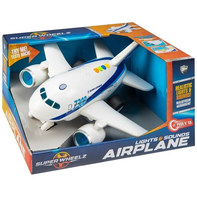 Lėktuvas Super Wheelz Lights & Sounds Airplane