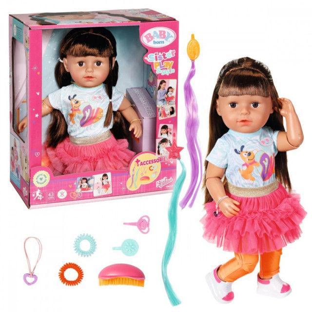 Doll - child Baby Born Sister Play & Style 835371, 43 cm