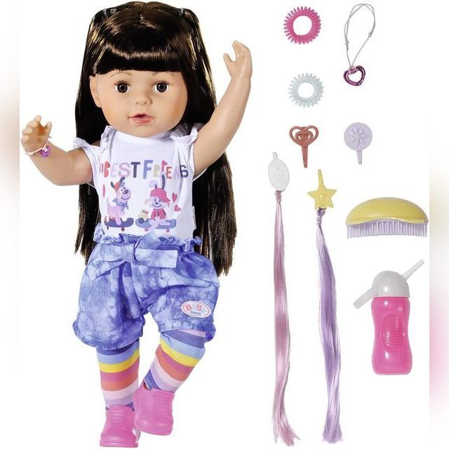 Lėlė BABY BORN Sister Sesutė brunetė, 43 cm