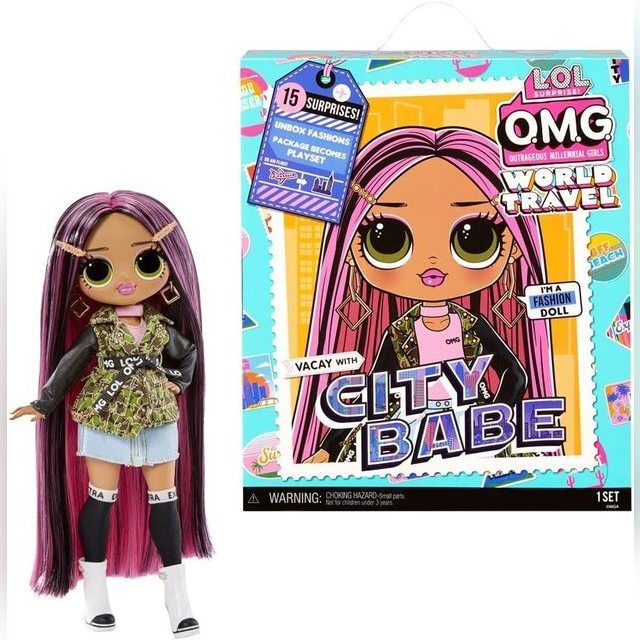 LOL Surprise OMG World Travel - City Babe, 25 cm