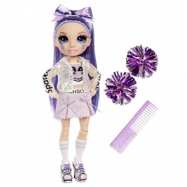 Lėlė Rainbow High Cheer Doll Violet Willow